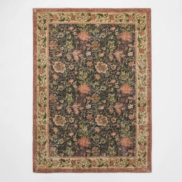7'x10' Tufted Persian Floral Area Rug - Threshold™ designed with Studio McGee