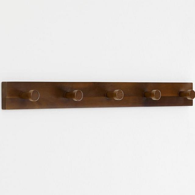 Abbott Outdoor Row Of Hooks-5,Concrete/Wood