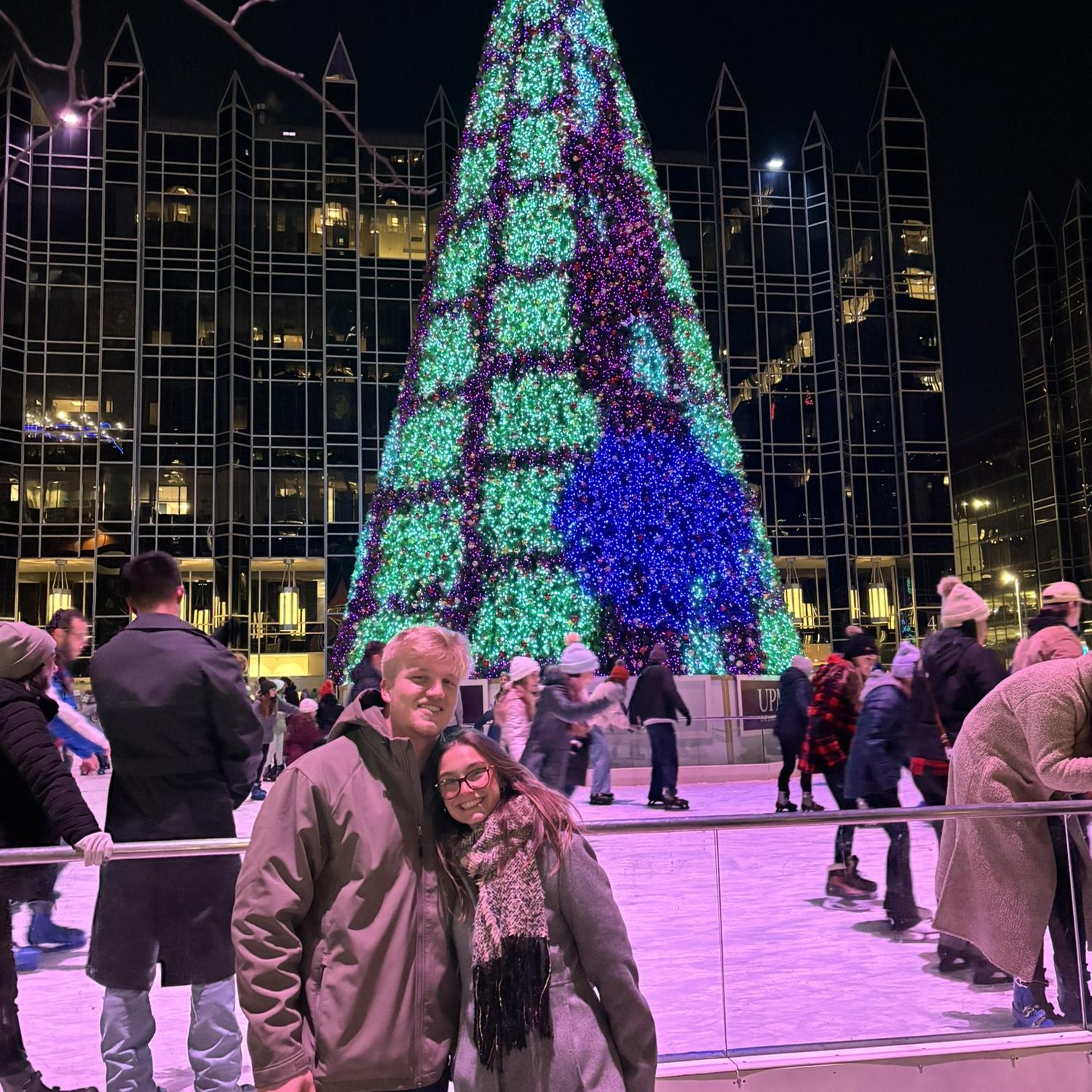 Christmas time and celebrating Parker's 21st in Pittsburgh, December 2024