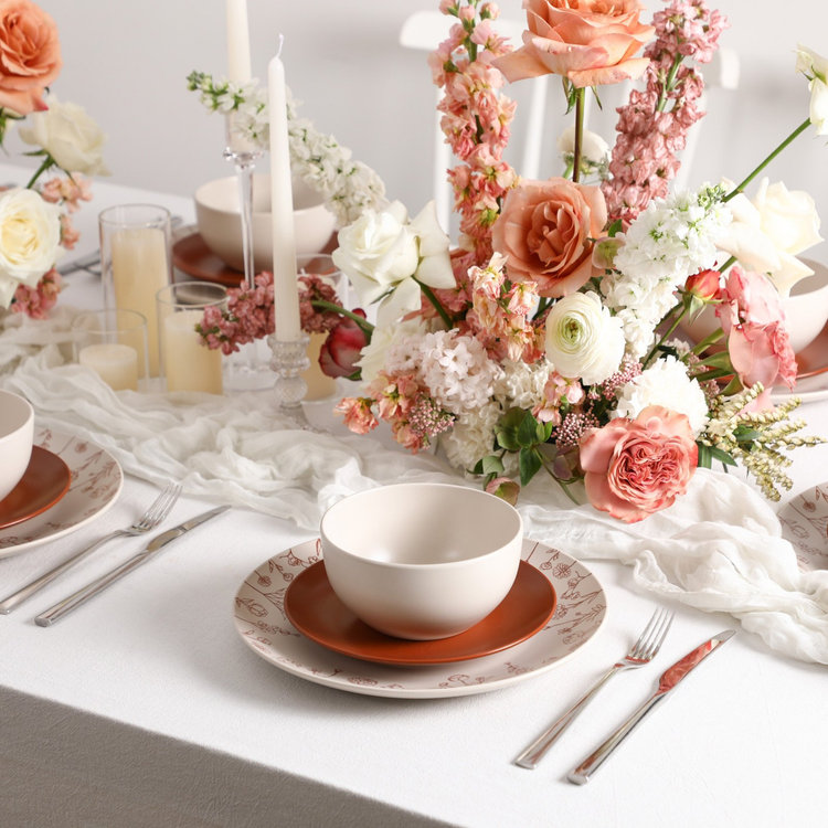 Stone Lain, Camelia 12-Piece Dinnerware Set, Service for 4 | Zola