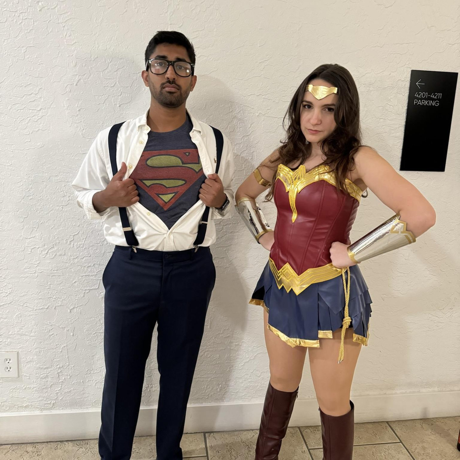 clark kent and wonder woman