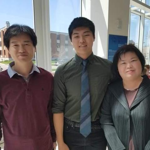 Yong's parents at Hope graduation. Thank you for flying all the way from Japan! (05/2018)