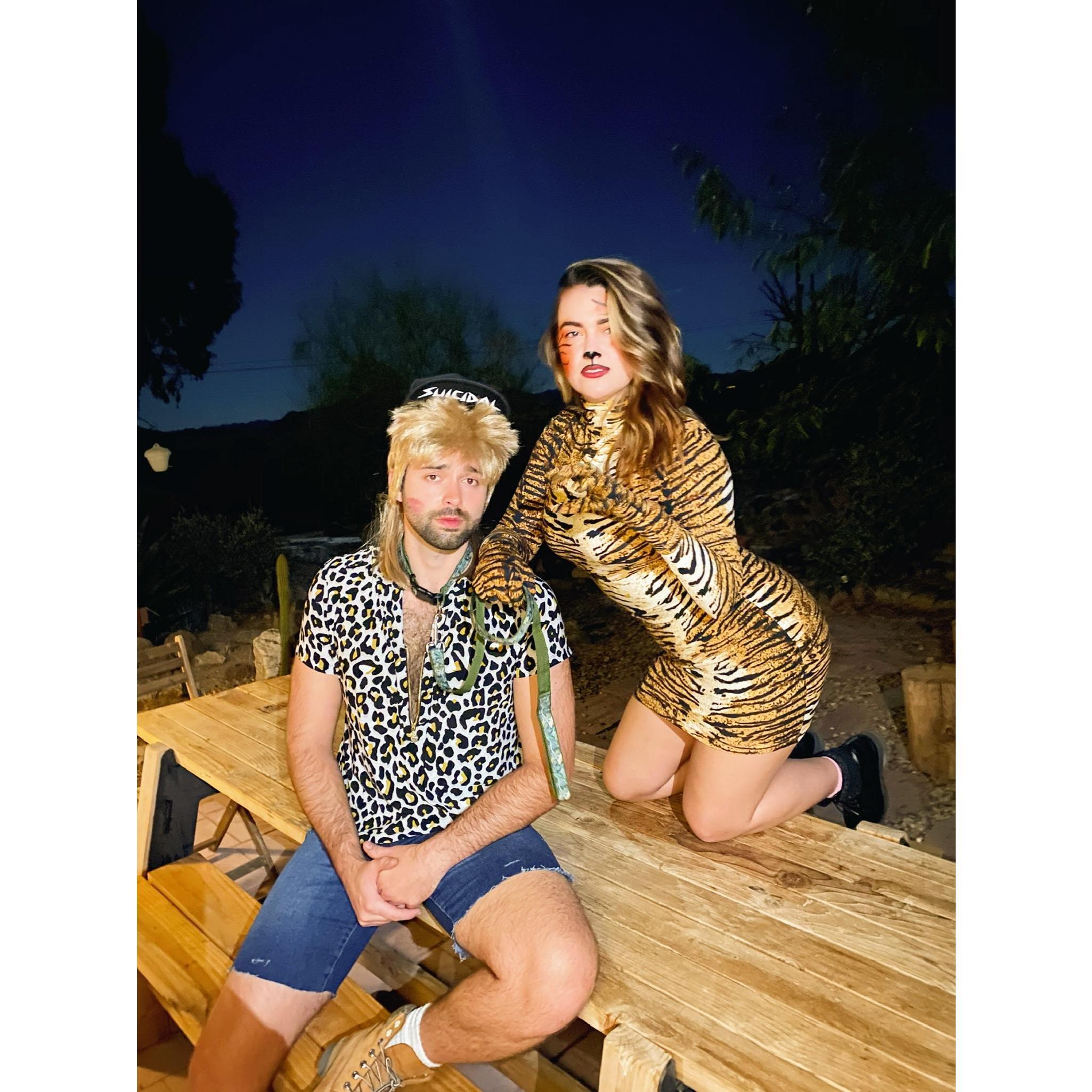 Halloween 2020- Tiger King and his best Cat