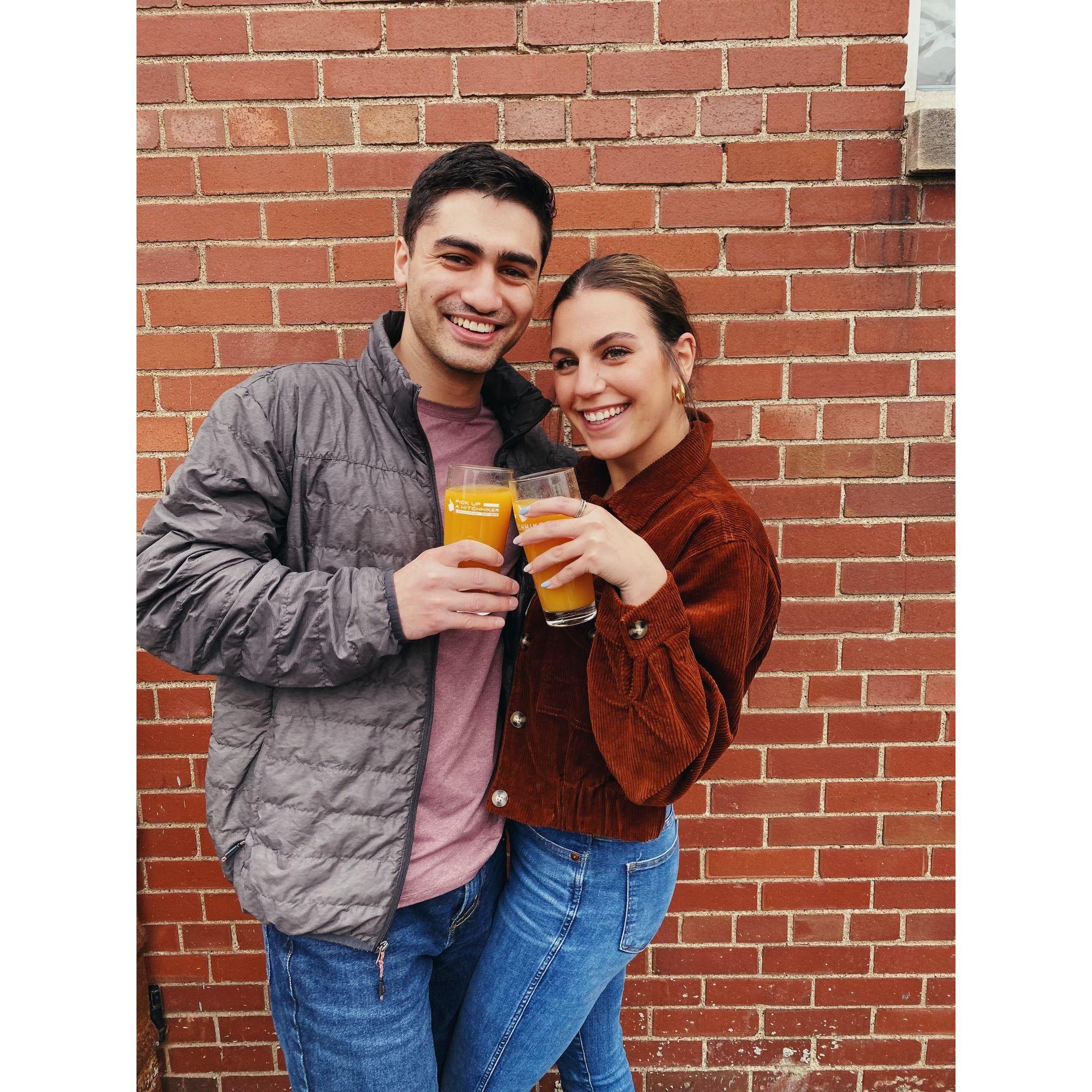 What we have labeled as our first good picture together