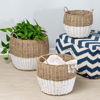 3-Piece Round Nesting Basket Set