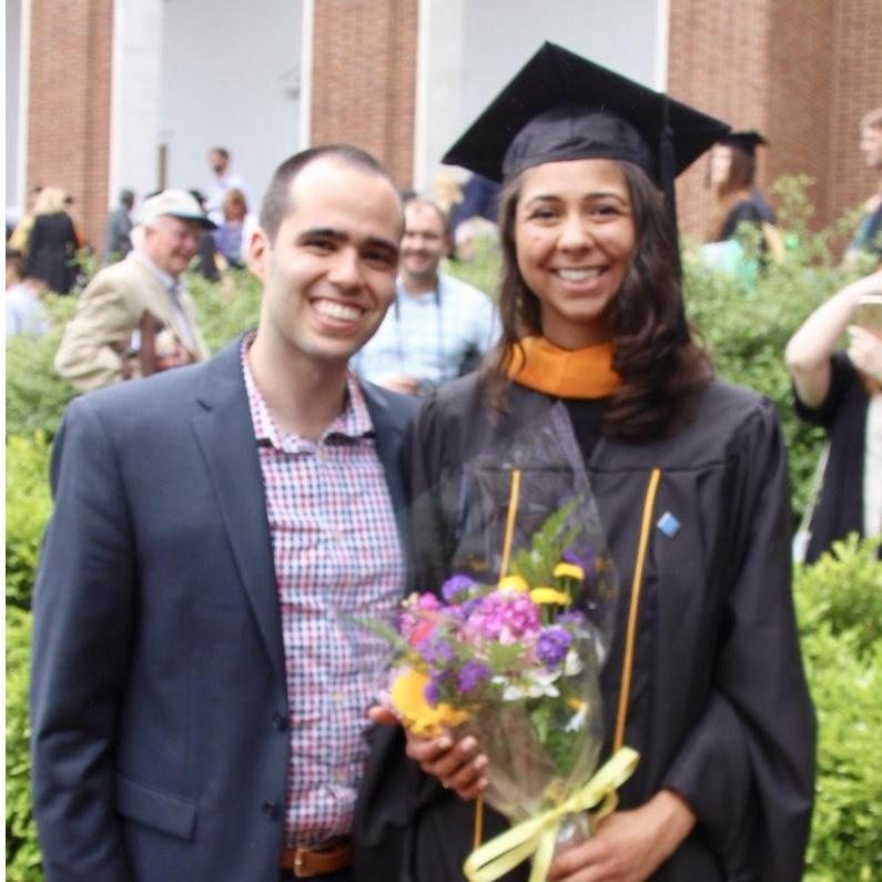 Jezelle Master's of Nursing graduation from Johns Hopkins University in Baltimore, MD.