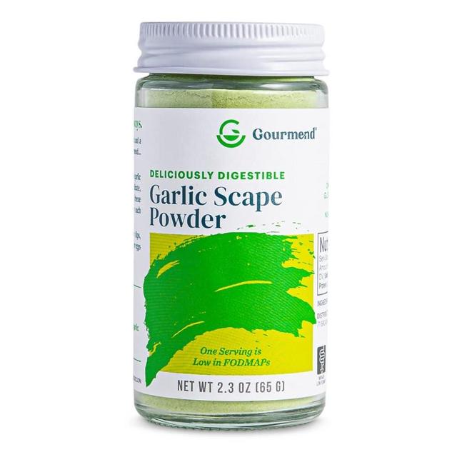 Gourmend Foods Garlic Scape Powder – Monash Certified Low FODMAP, Filler Free, Gluten Free, 100% Natural, No Corn Starch, Maltodextrin, Flavors" or Other Fillers