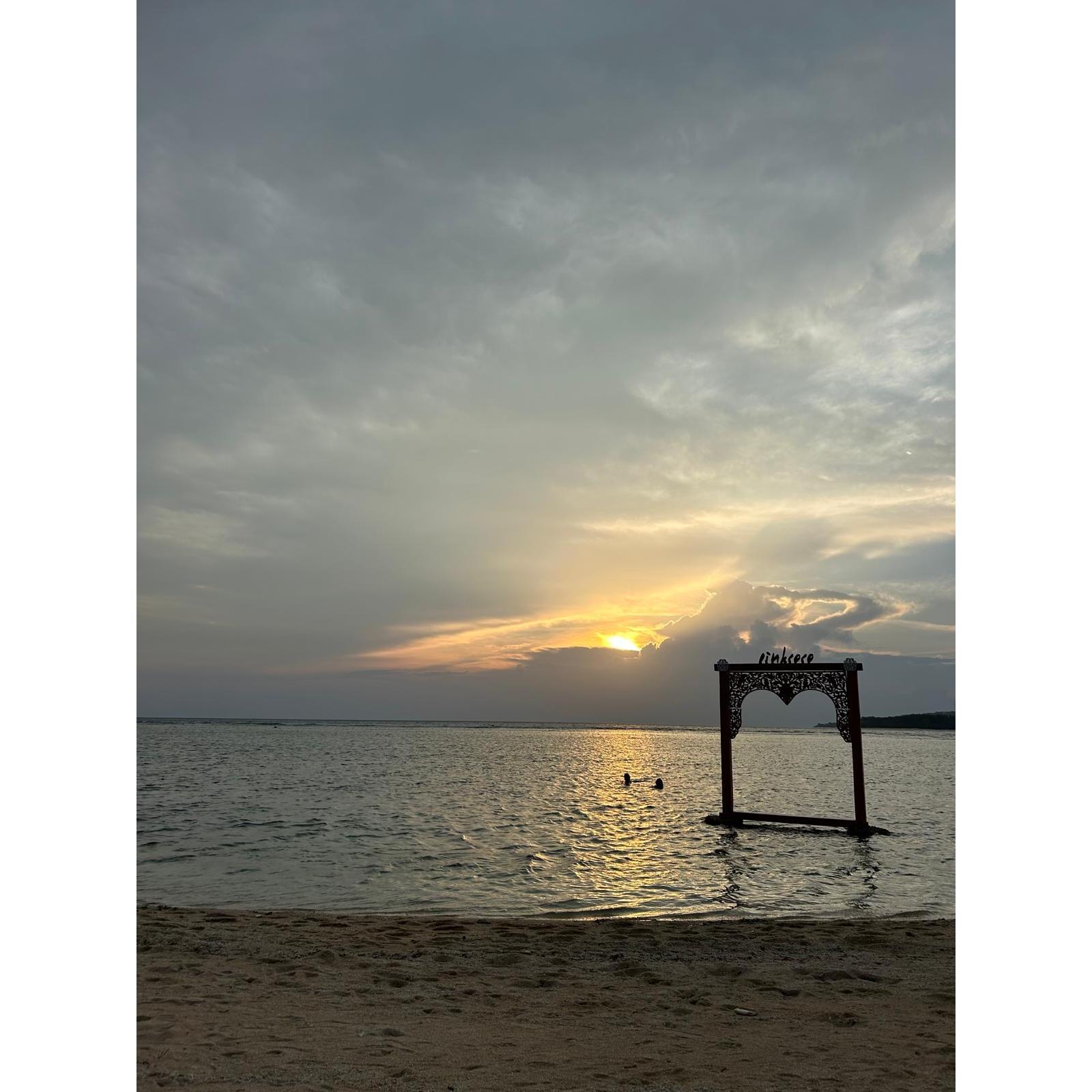 Sunset at Pink Coco
