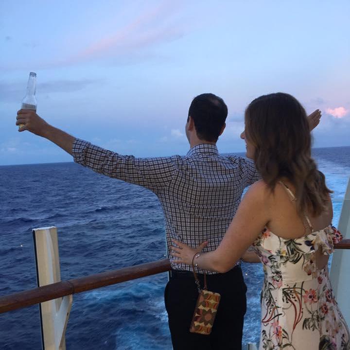 Titanic-ing on our Cruise.