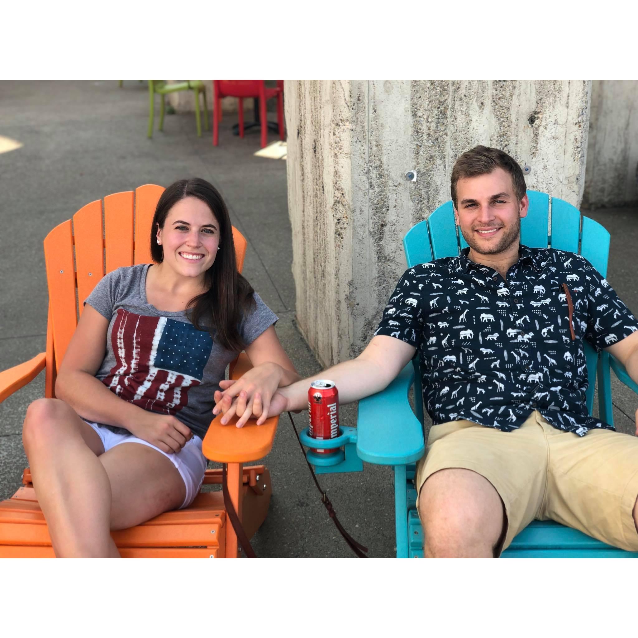 Andrew is originally from Buffalo, NY. We always have a great time when we drive out east for a visit!