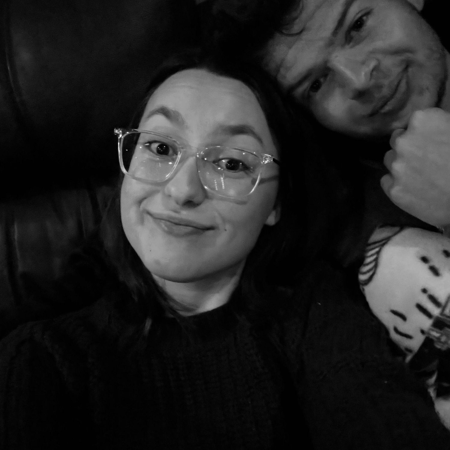 This photo is from the time where we stayed up late watching movies {January 11th, 2023}
