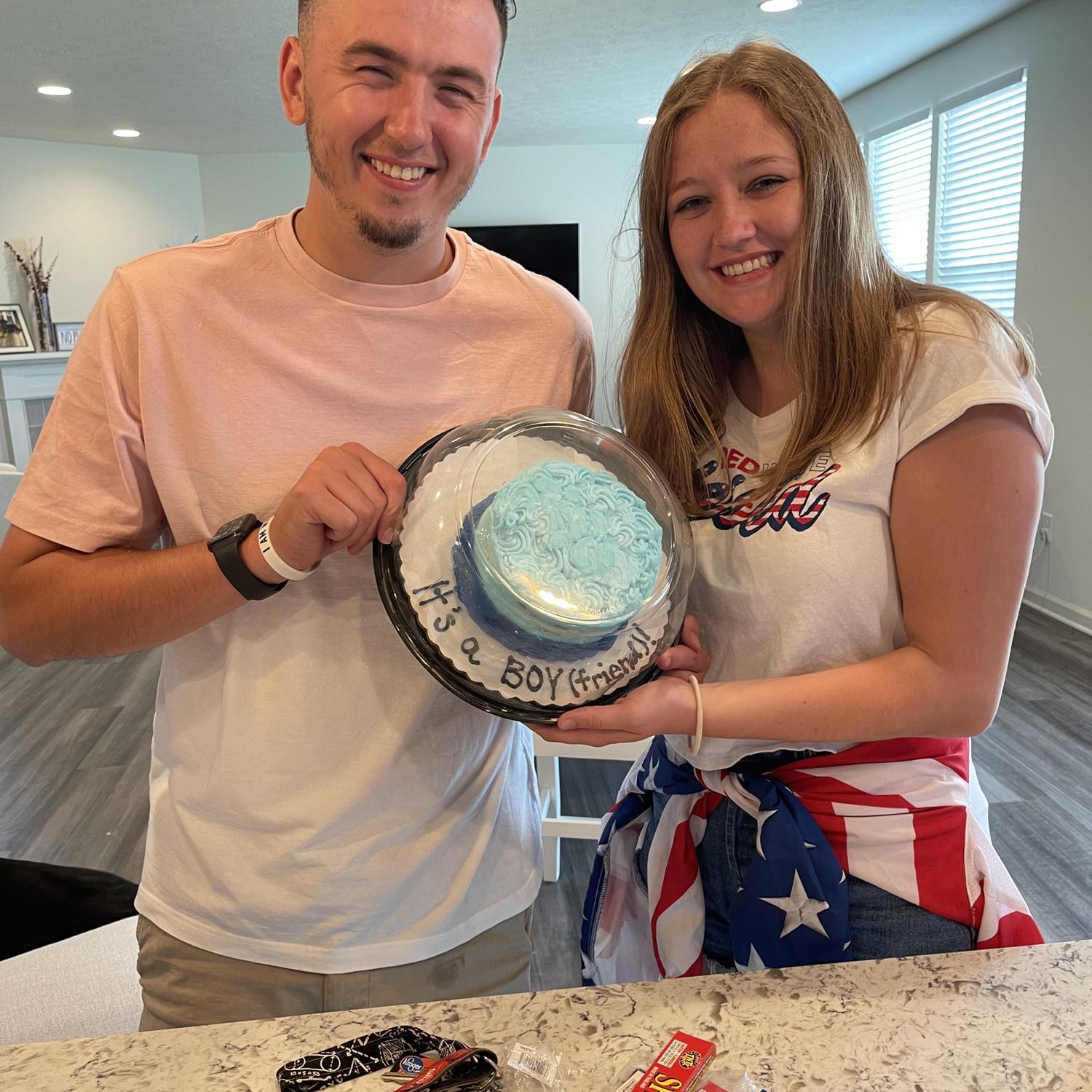 It’s a boy(friend)! We were officially dating.