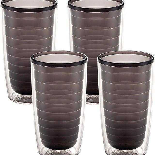 Tervis 1041737 Clear & Colorful Insulated Tumbler 4 Pack - Boxed, 16oz, Quartz