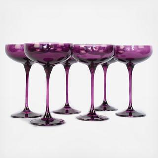 Estelle Champagne Coupe, Set of 6