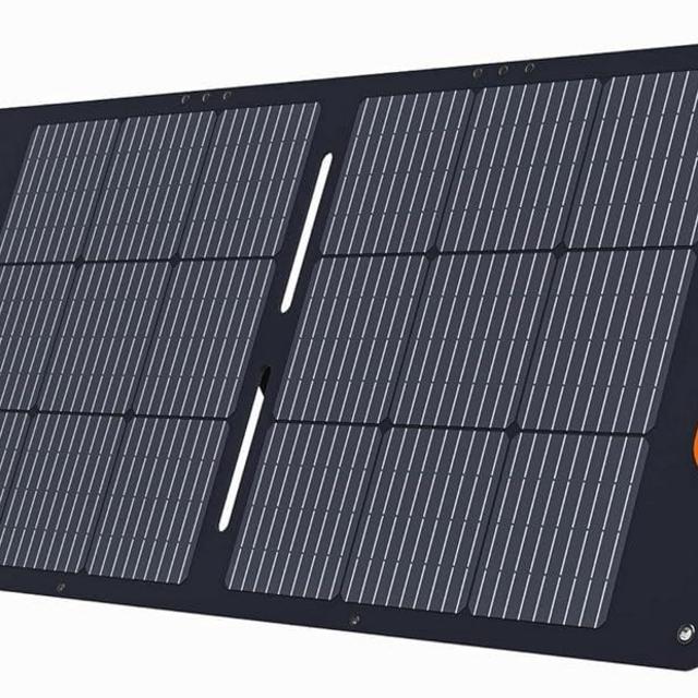 ALLWEI 100W Portable Solar Panel for 300/500W Power Station Solar Generator, 18V Solar Battery Charger with 5.5 * 2.1MM Port, Adjustable Kickstand, Waterproof IP68 for RV Camping Outdoor Home Use
