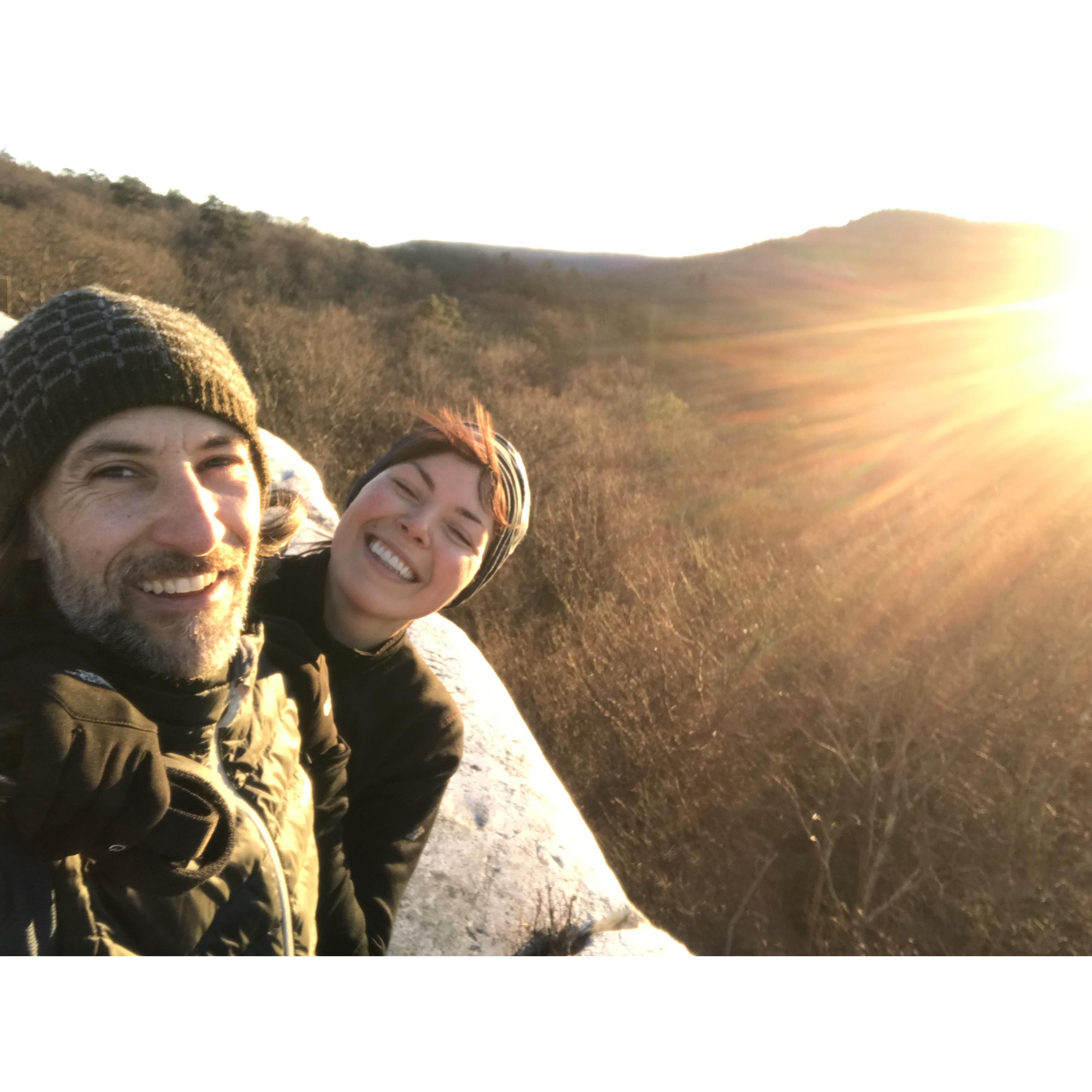 Winter trailruns.