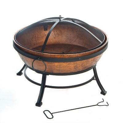 Outdoor Backyard Patio Portable Steel Fire Bowl Fire Pit