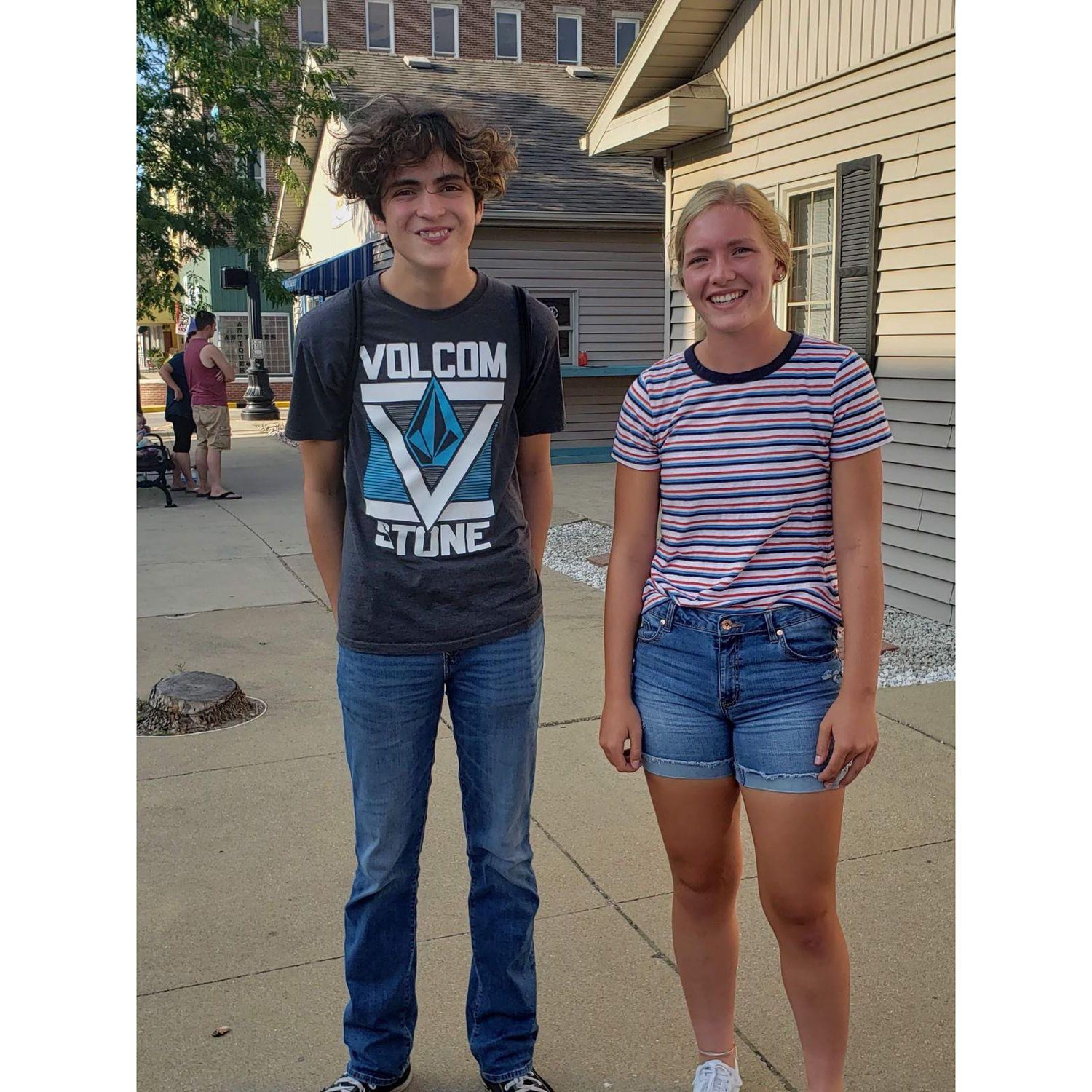 Our very first picture taken together