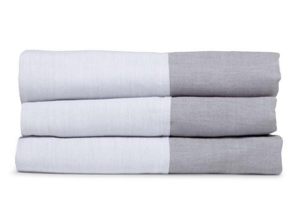 Parachute | Washed Sateen Top Sheet | Pewter / Queen