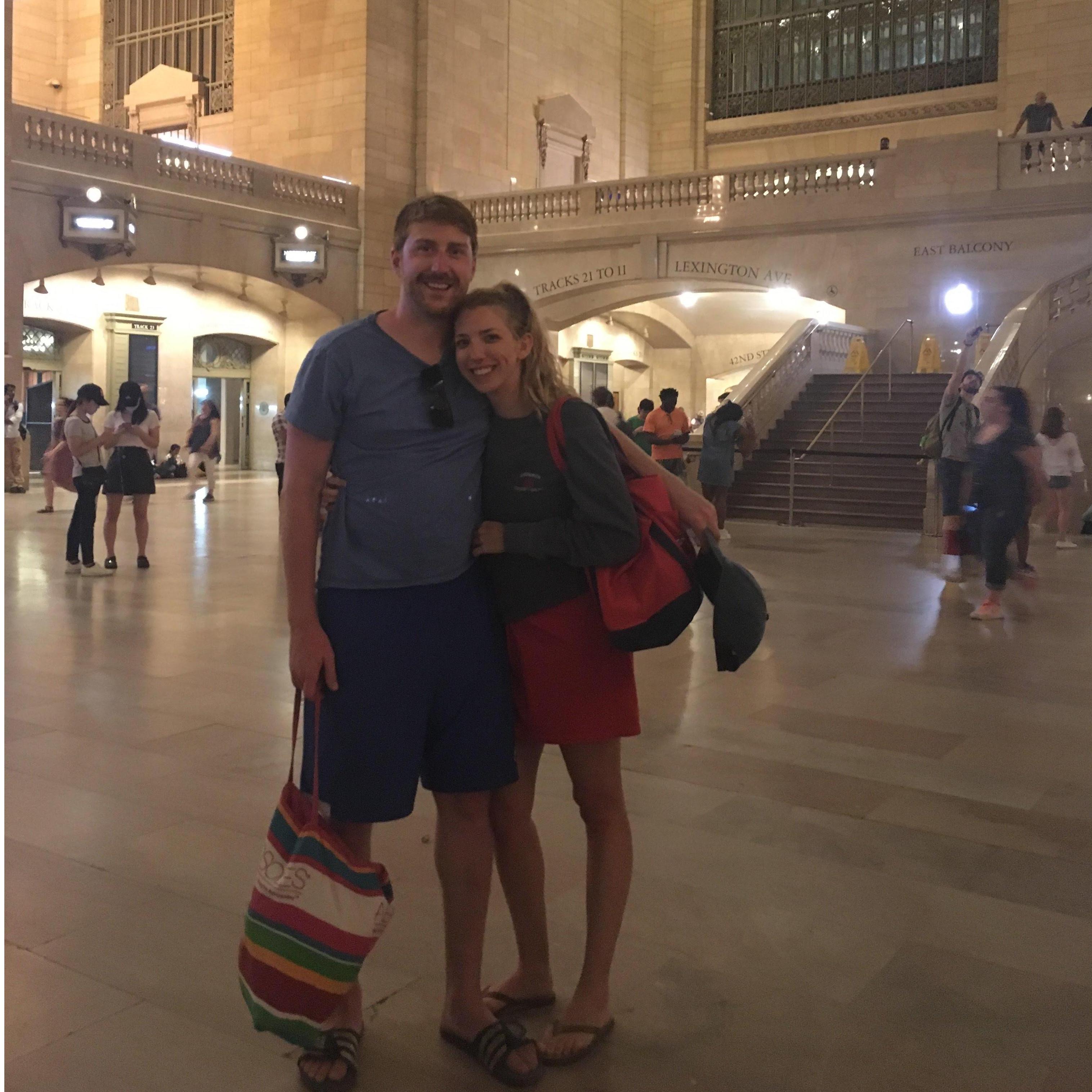 One last train ride from Grand Central Station