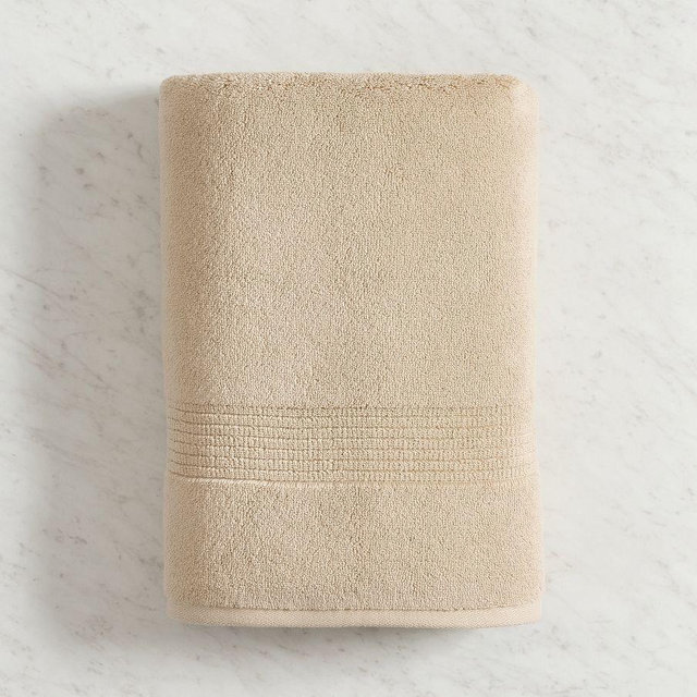 Cloud Bath Towel, Taupe
