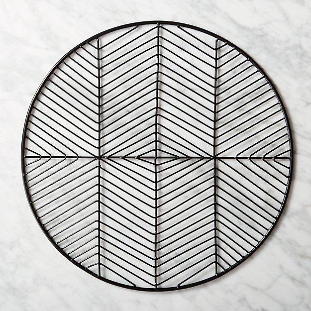 Register Black Metal Placemat