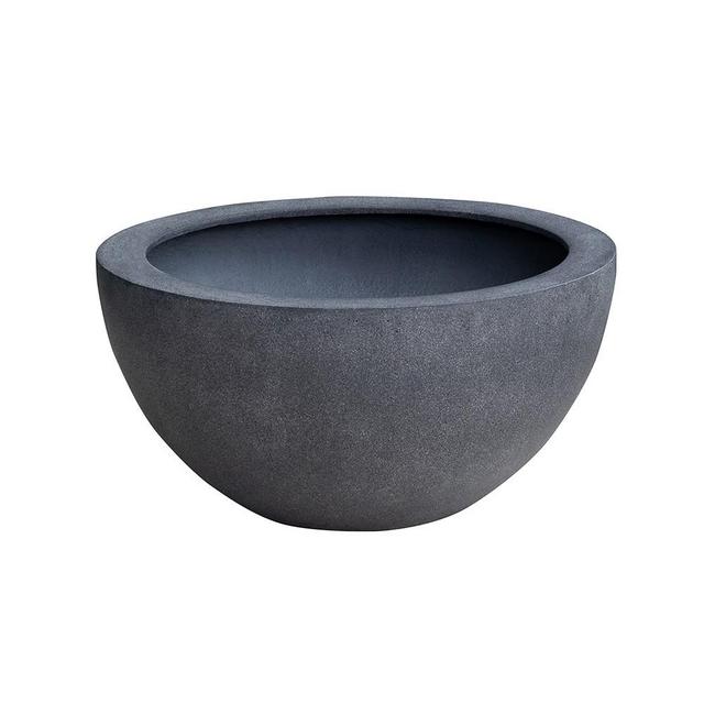 Bradford Wide Planter, Medium, Charcoal