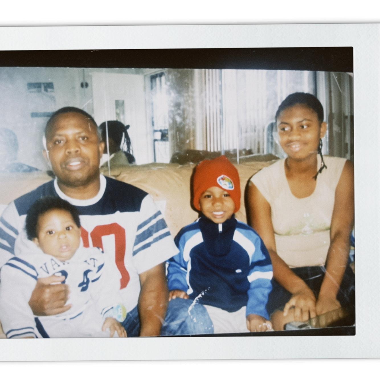 Daddy, Richie, Sage, and Ebilade (sister)