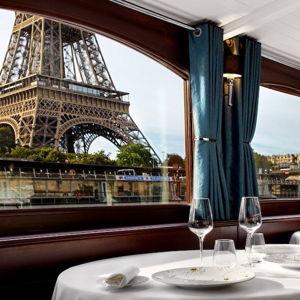 Dinner for two on the Seine river in France
