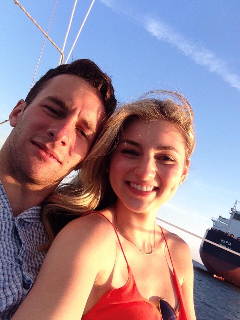 2014: celebrating our 1 year anniversary sailing