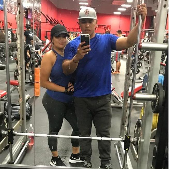 Where it all started, we met at the gym!