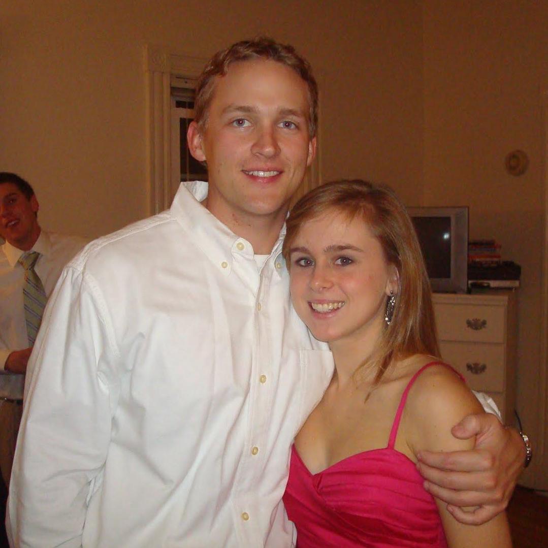 One of our first "dates" at an Alpha Phi date function