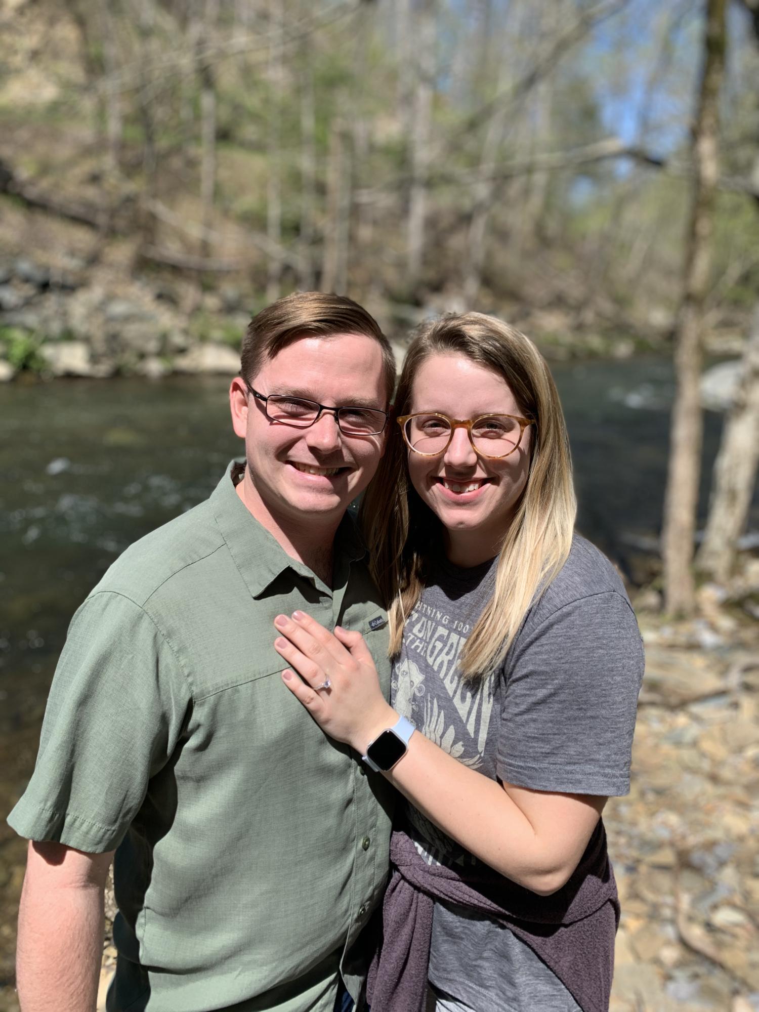 When Luke popped the question in Gatlinburg!