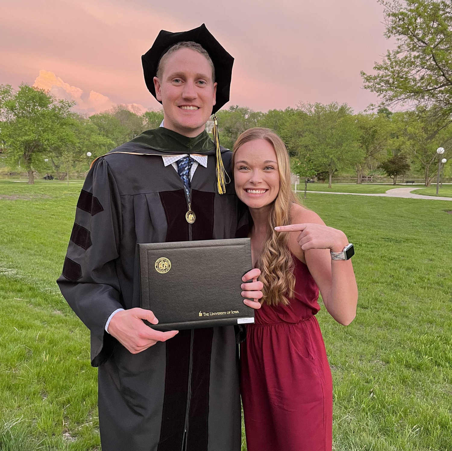 5/13/2022 - the day Hunter officially became Dr. Pflughaupt