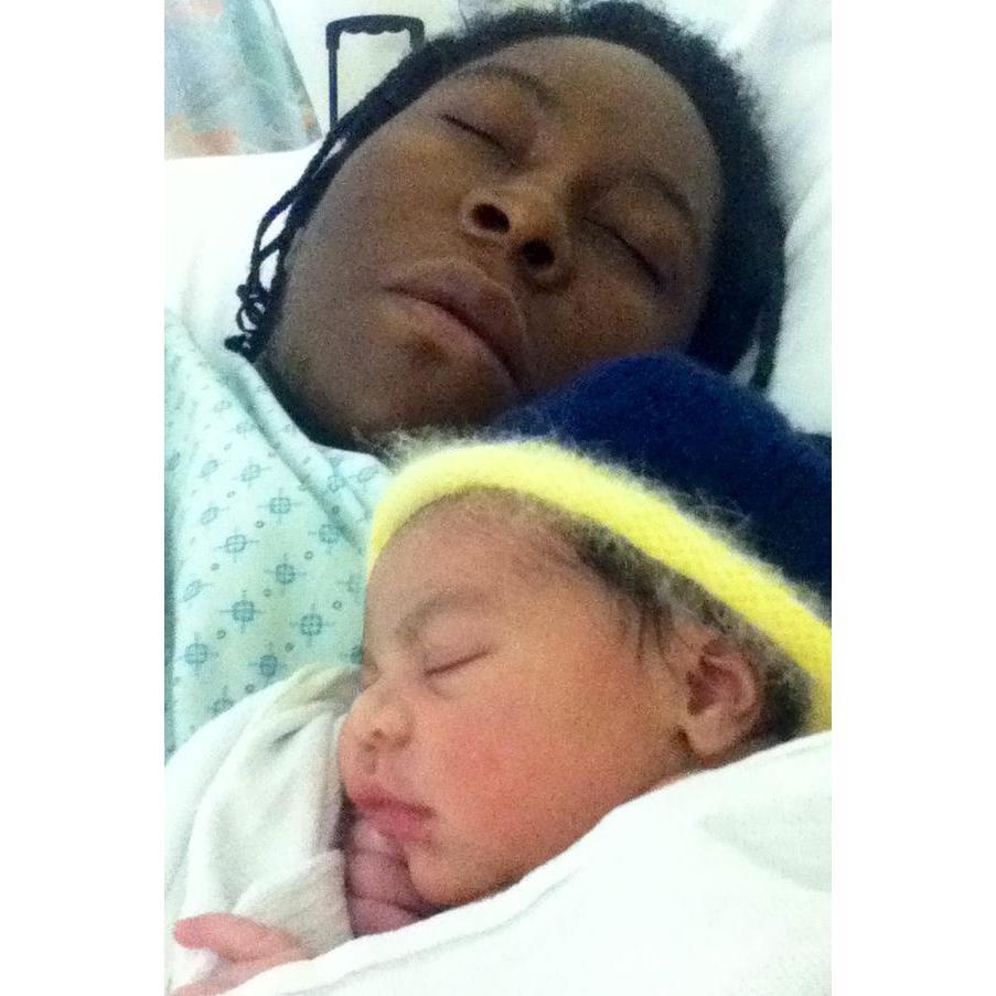 Our first nap together