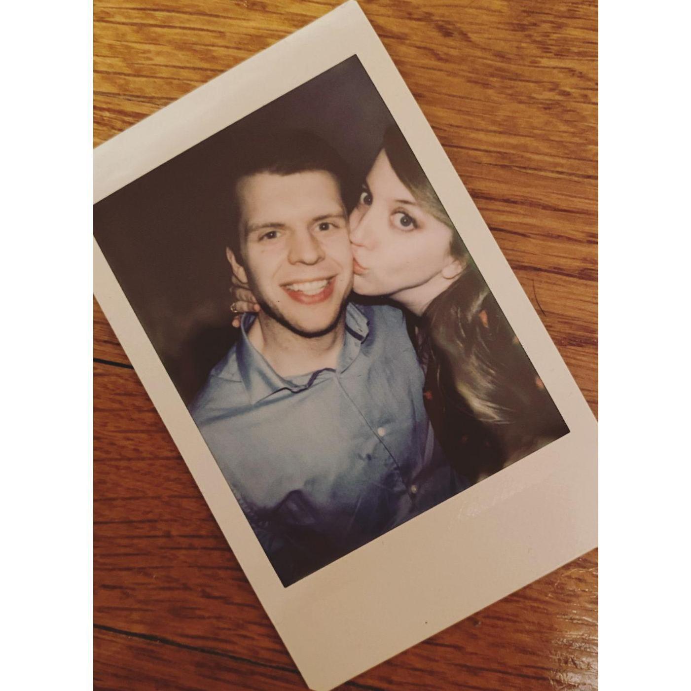 02/14/2020: Our first photo together.