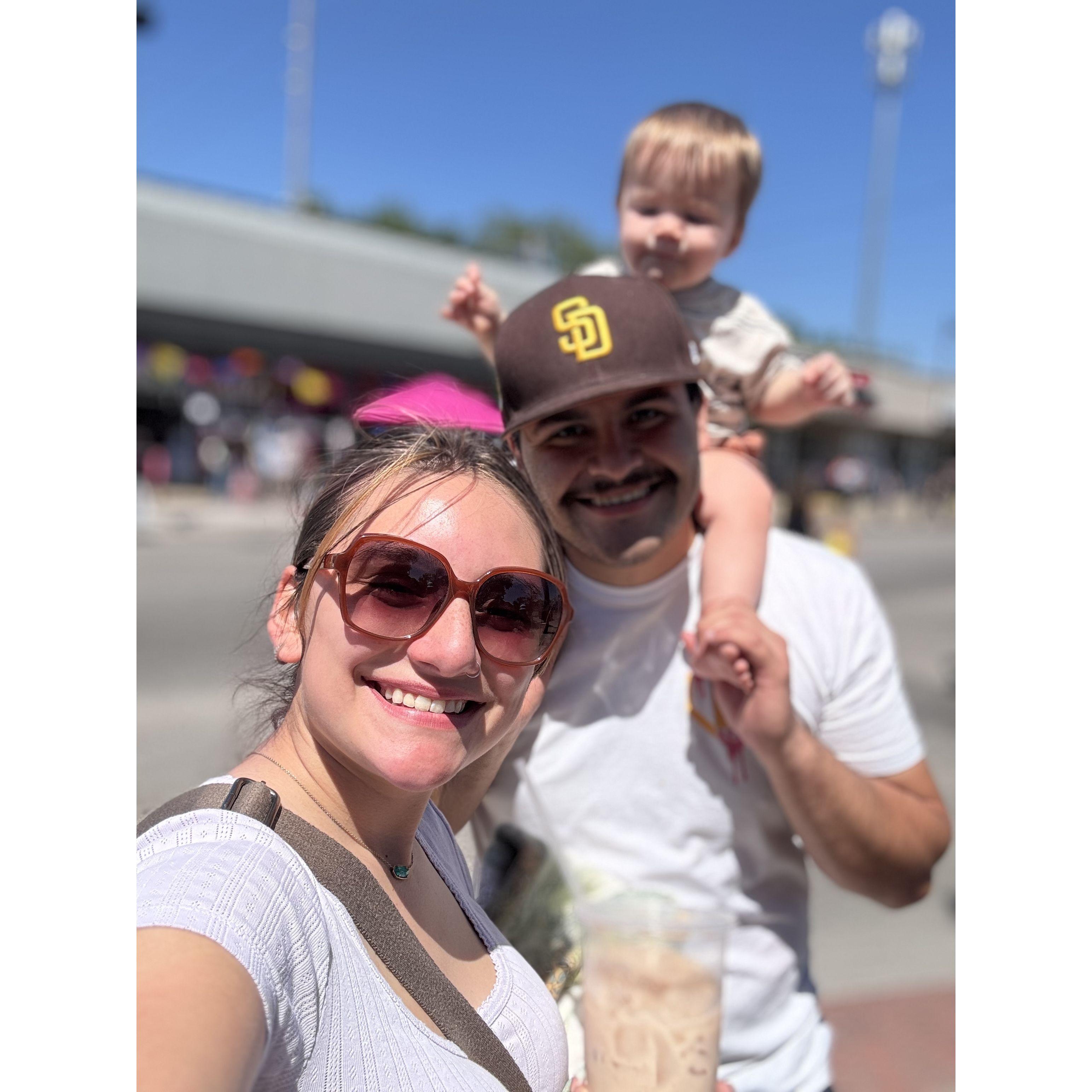 One of the many baseball games