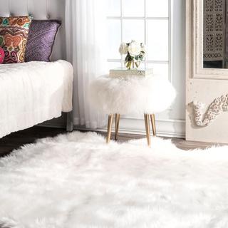 Deonna Faux Sheepskin Sexto Shaggy Rug