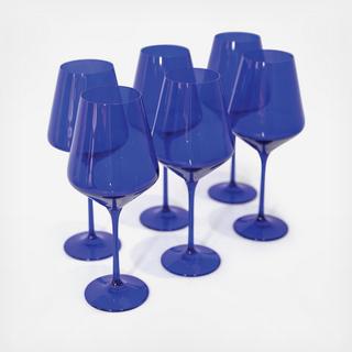 Estelle Stemware Wine Glass, Set of 6