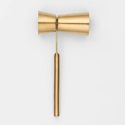 2.5oz Stainless Steel Double Jigger Gold - Project 62™