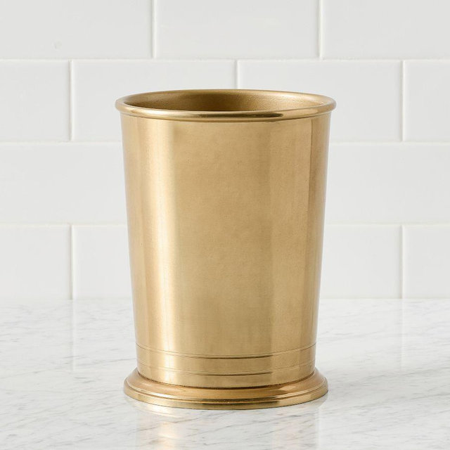 Garrett Trashcan, Brushed Brass