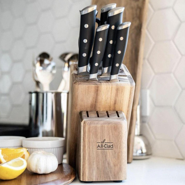 All-Clad Knife Block, Set of 7