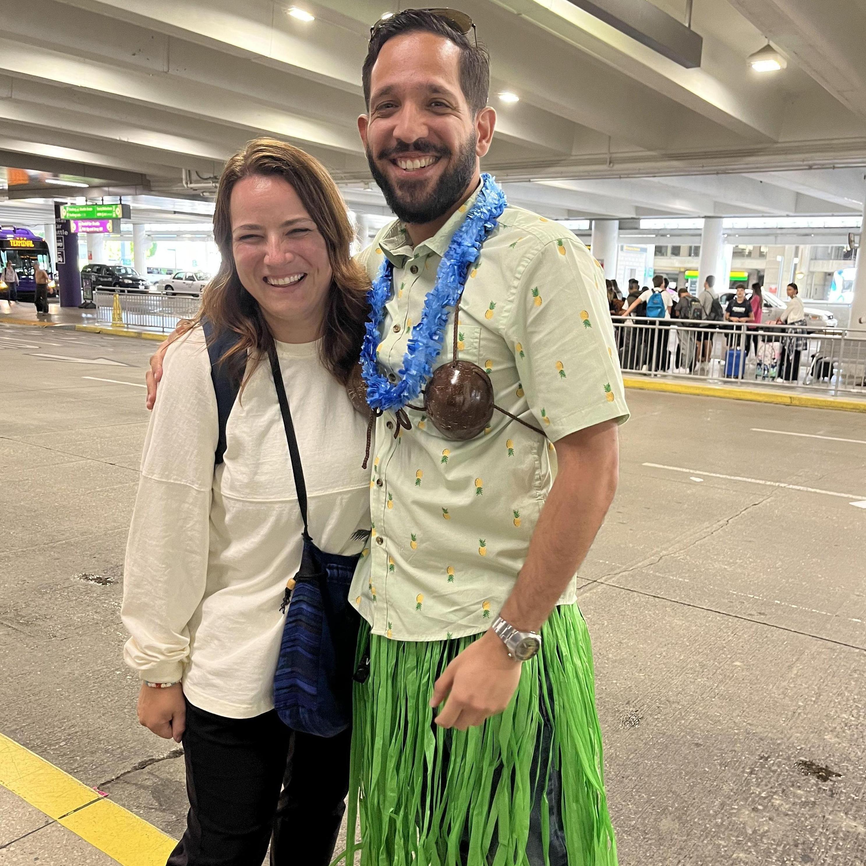 I'll always do anything to make Alyssa smile (this was the first time I met her parents btw)