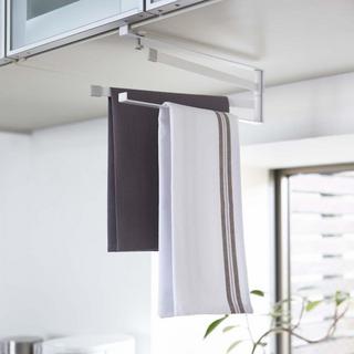 Plate Under Shelf Dish Towel Hanger