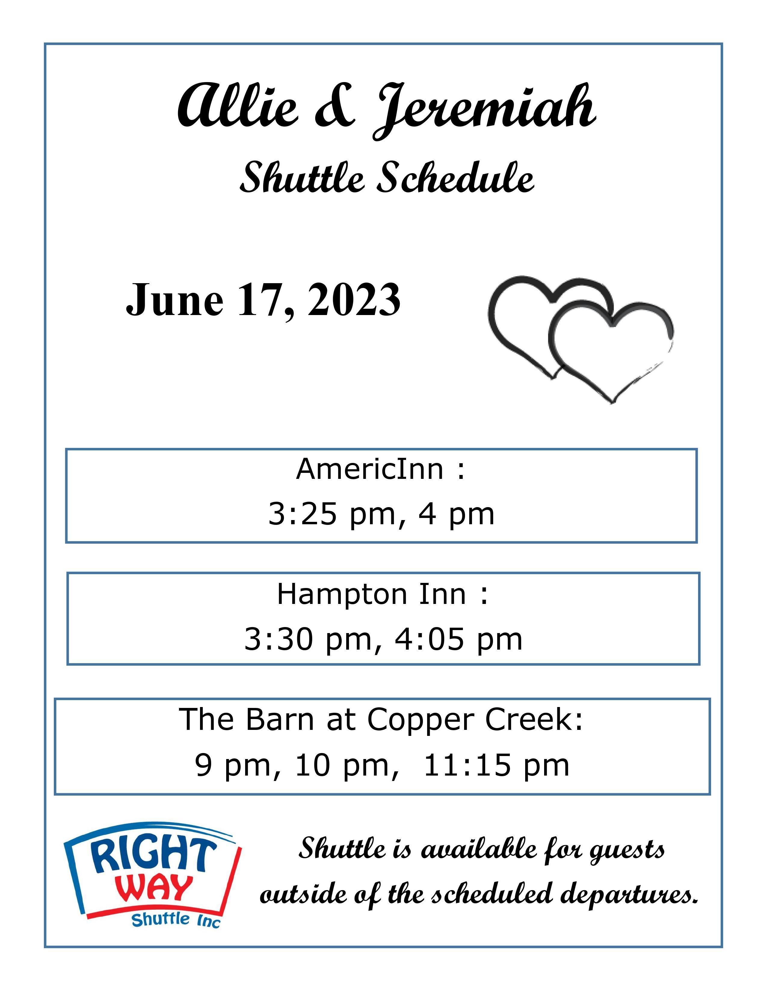 The Wedding Website of Allie Forsythe and Jeremiah Pollesch