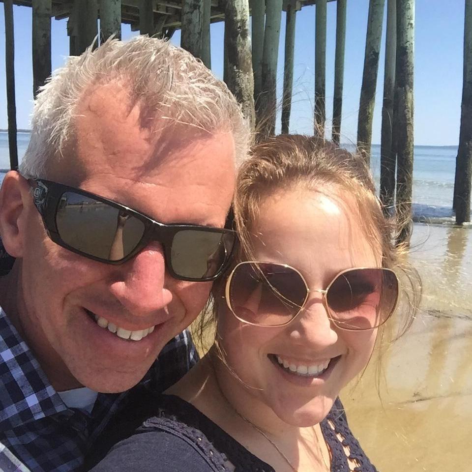 The day Stephen fell for Rebecca!  We both played hooky and went on a mini road trip up the Maine coast to Portland!  This shot is at Old Orchard Beach.
