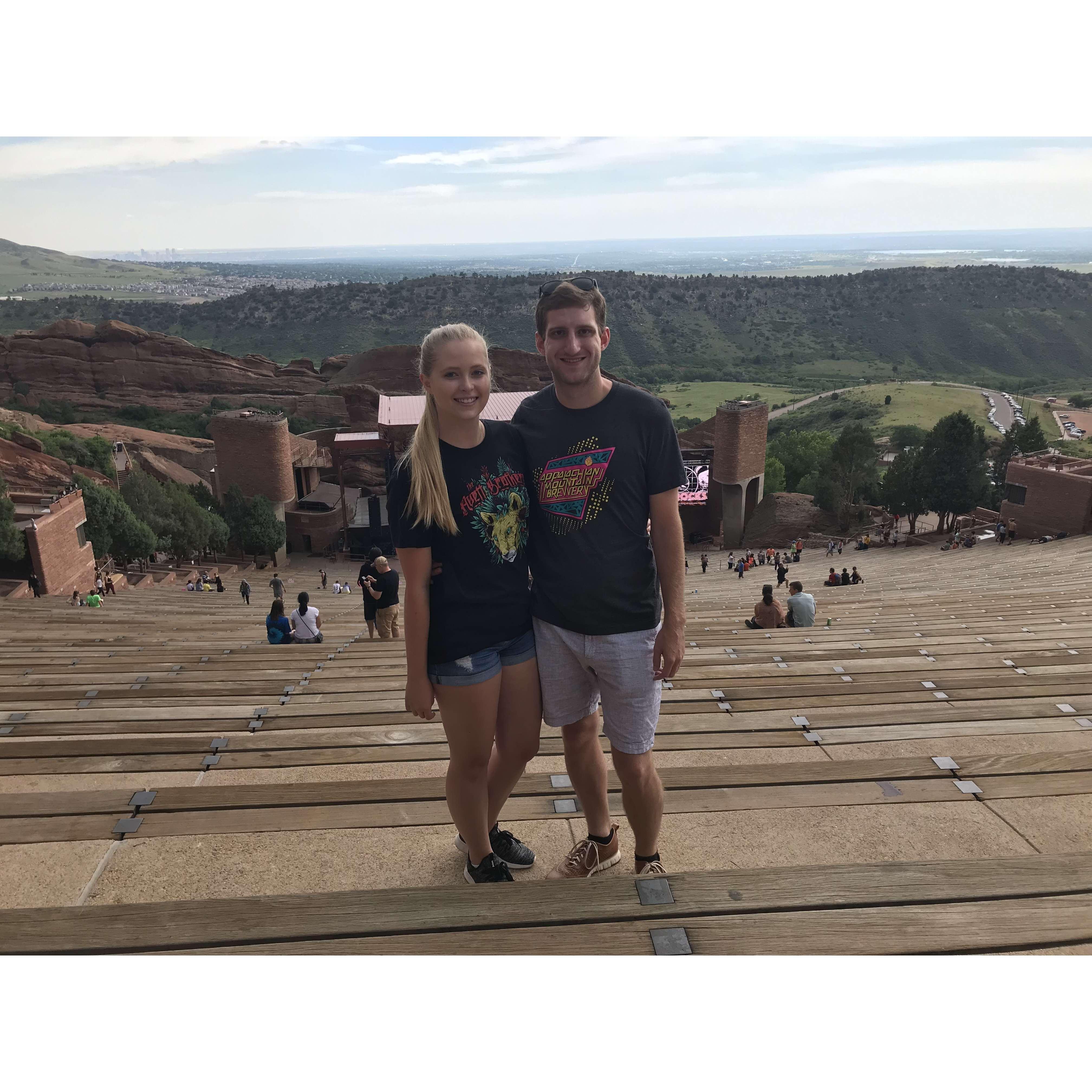 Saw the Avett Brothers at Red Rocks Amphitheatre! - Jul 2019