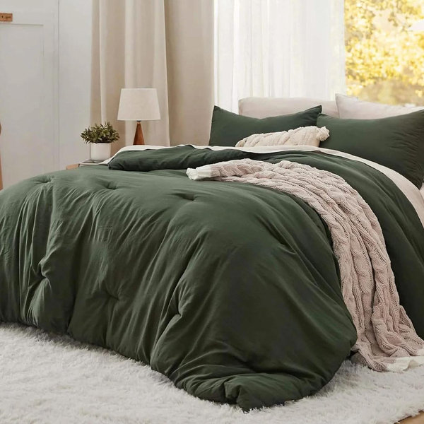 GentleSoft™ Prewashed Plain Comforter Set