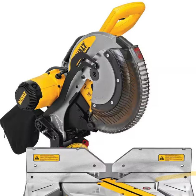 DEWALT 15 Amp Corded 12 in. Compound Double Bevel Miter Saw