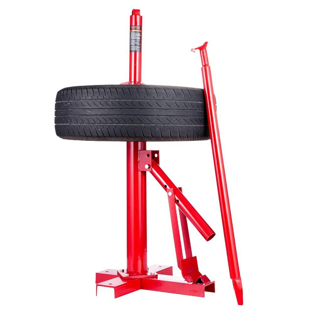 VEVOR Manual Tire Changer, Portable Hand Bead Breaker Mounting Tool for 8"-16" Tires, Compatible with Car Truck Trailer, Tire Mounting Machine for Home Garage Small Auto Shop